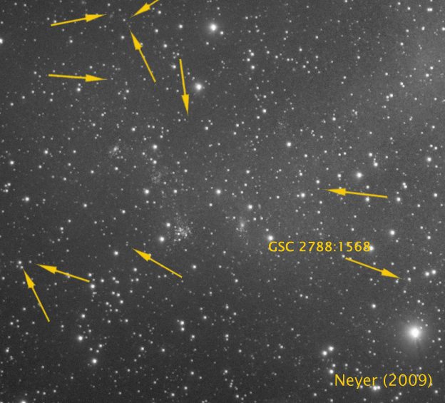 Star Motion around M31