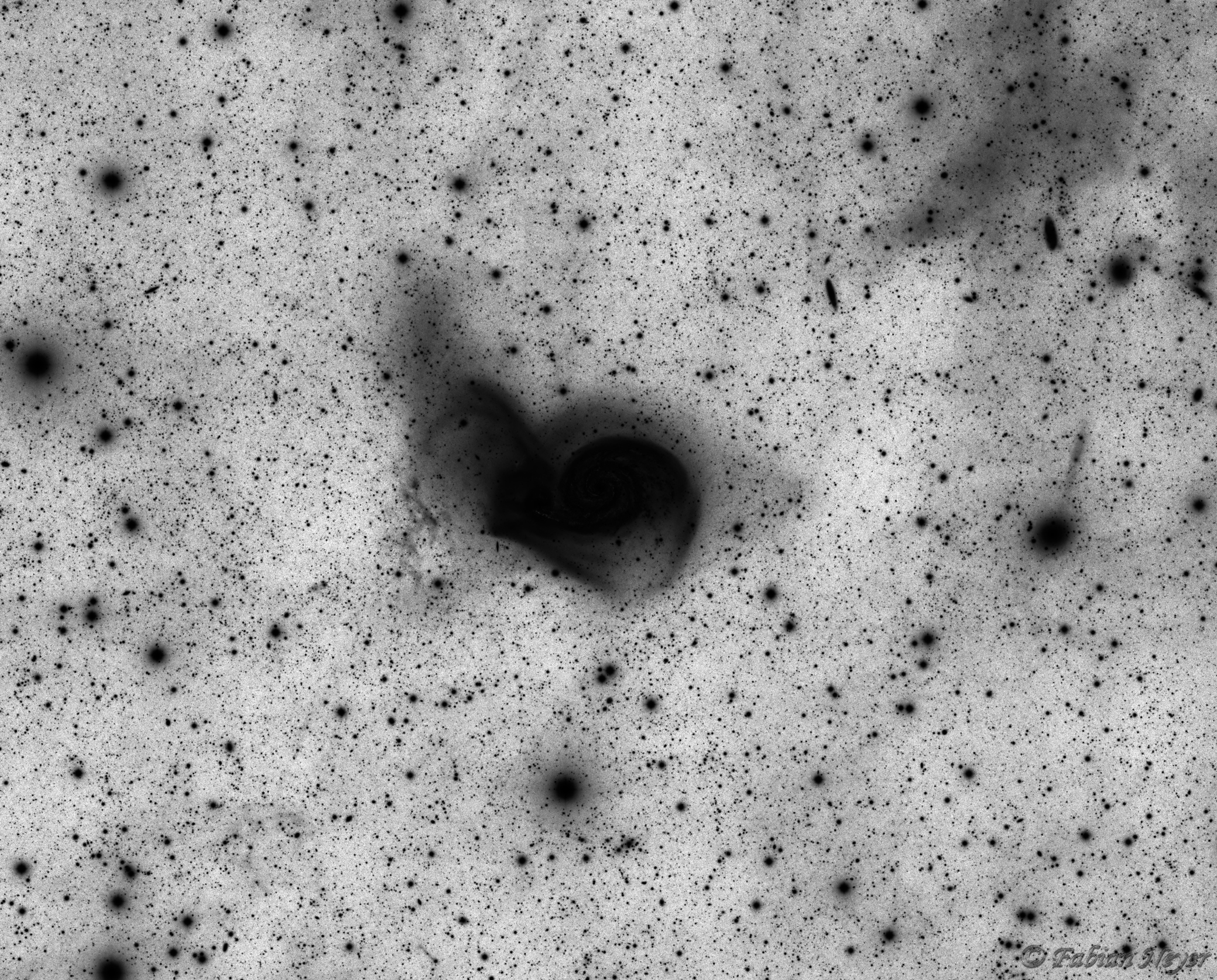M51 Luminance inverted