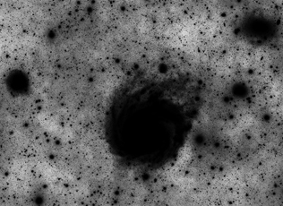 Messier 101 inverted