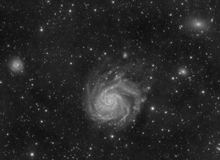Messier 101 luminance