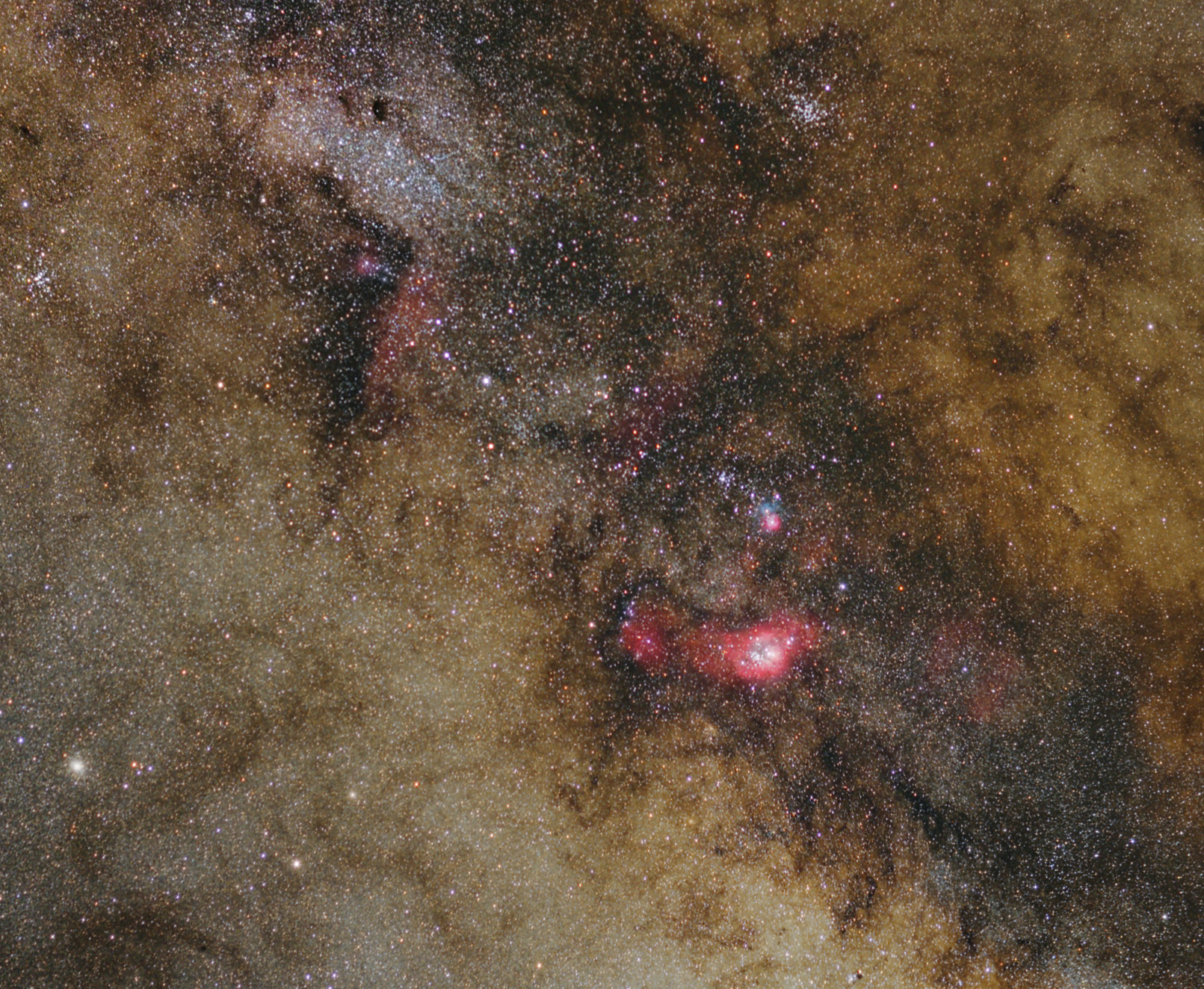 Lagoon Nebula Region